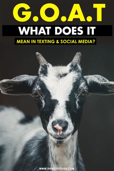 goat meaning in text